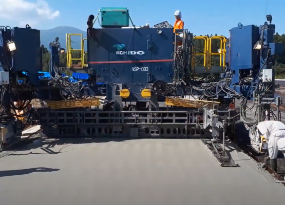 Legnagyobb kültéri ipari padló Japánban - BarChip erősítéssel